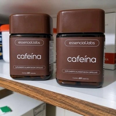 CAFEÍNA 100% PURA 200mg por Cápsula - 60 Cápsulas - Termogênico com Fórmula Concentrada para a Máxima Absorção