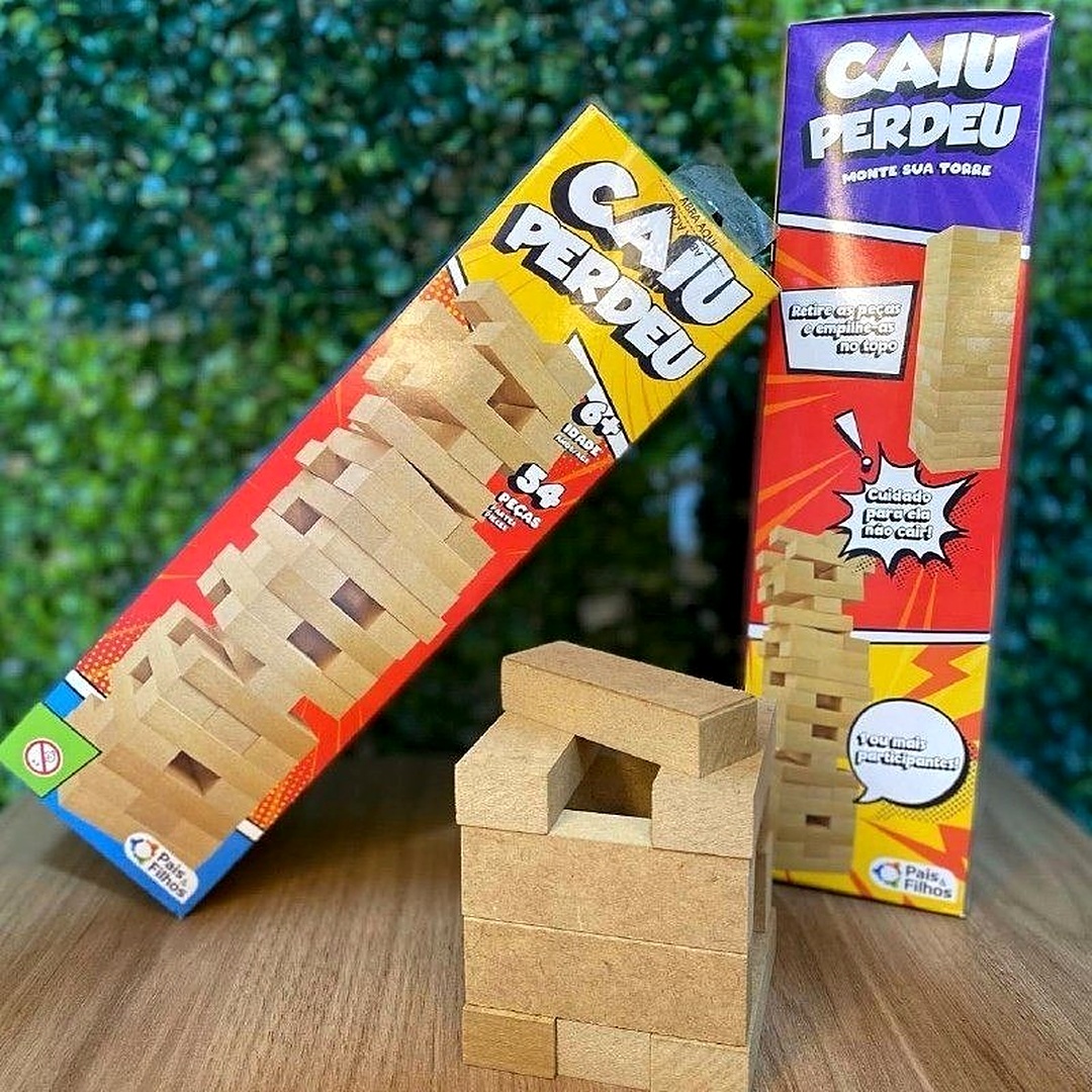 🎲 Jogo Caiu Perdeu com 54 Peças