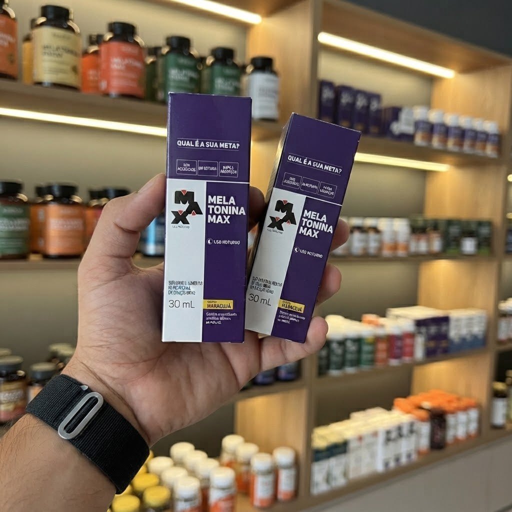 Melatonina 30ml Max Titanium Sabor Maracujá