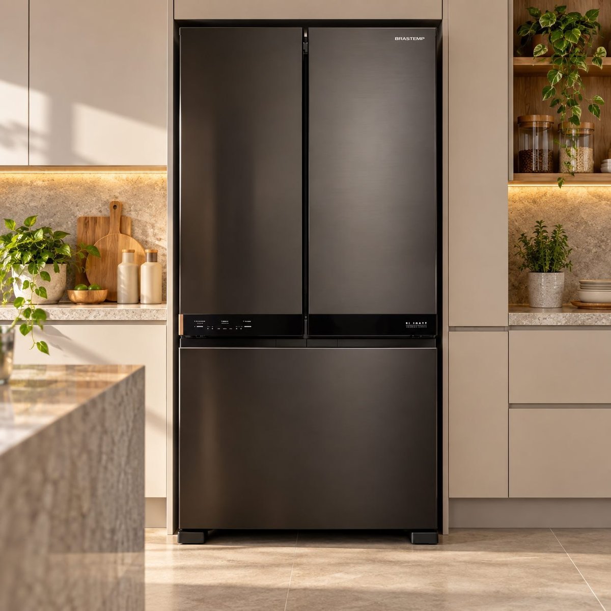 Brastemp Geladeira Inverter 3 Portas French Door BRO88AE