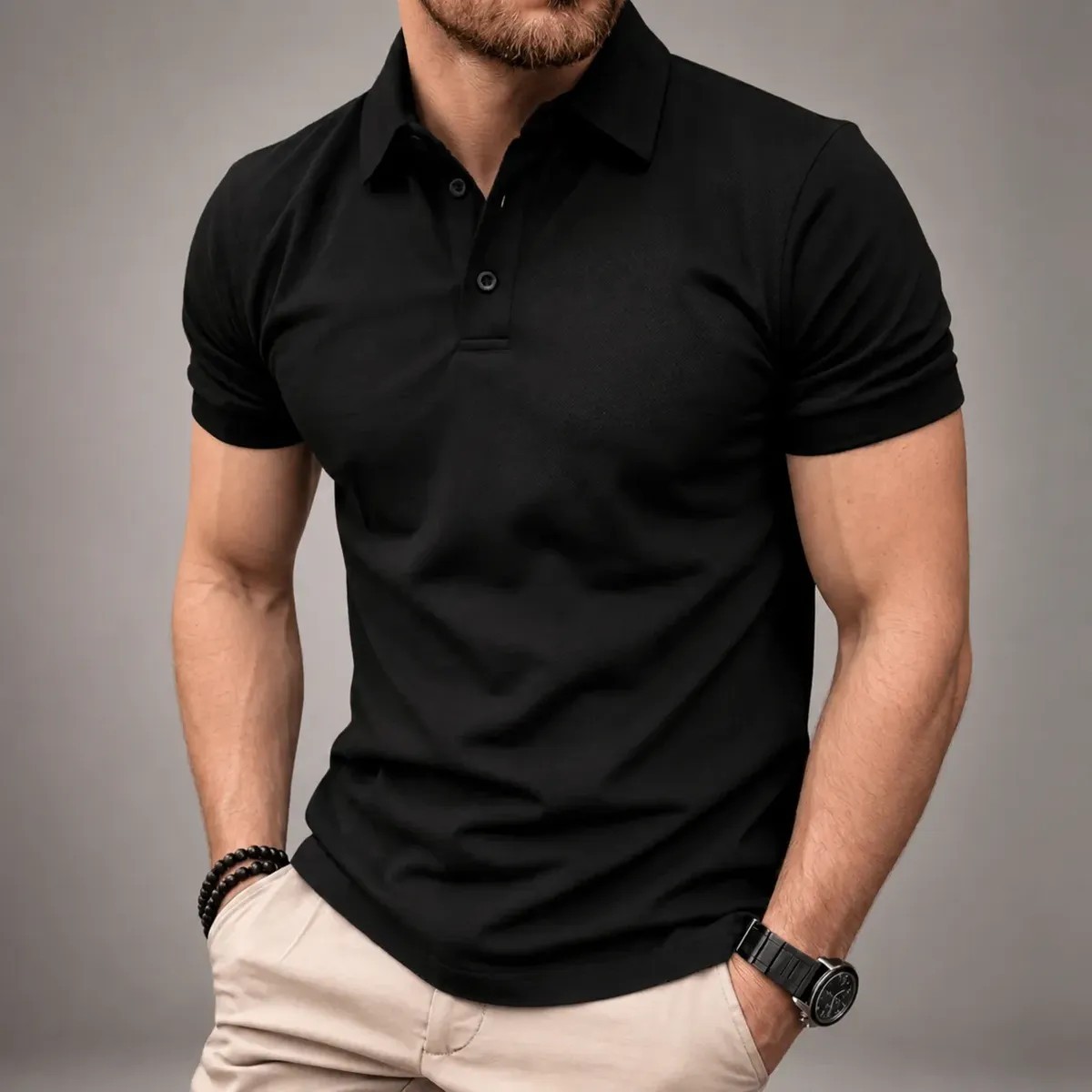 Camisa Gola Polo Masculina Pique Premium Algodão Confortável (P ao GG)