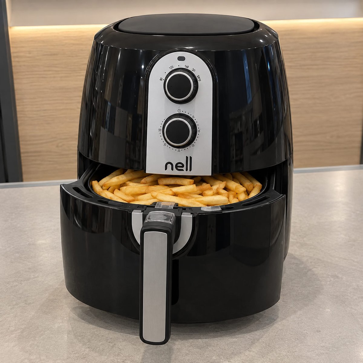 Fritadeira Elétrica Sem Óleo Air Fryer Nell 5 Litros