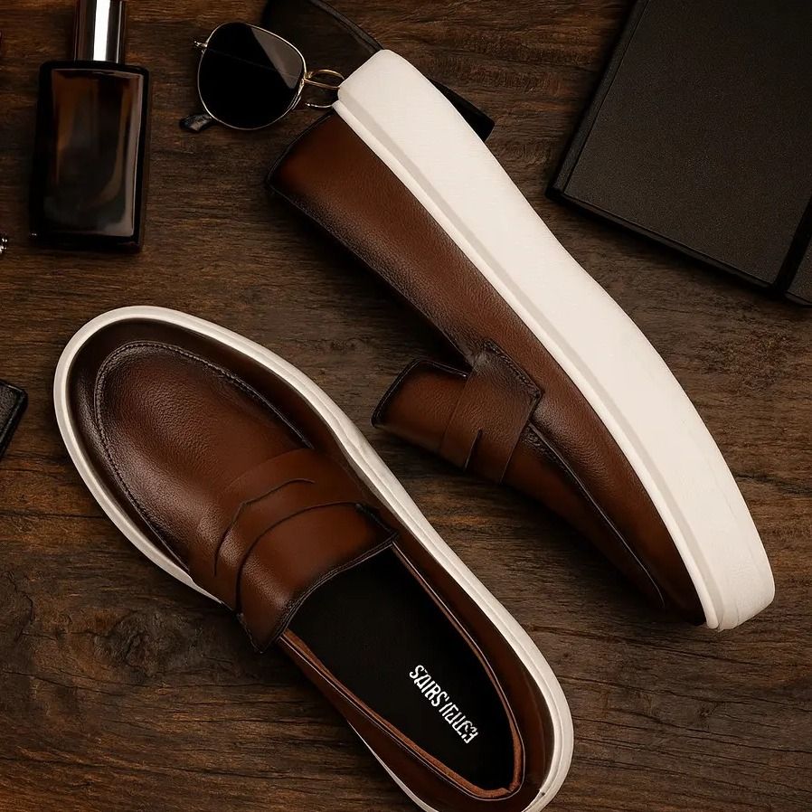 Sapato Loafer Masculino Mocassim Couro Casual Comfort Luxo (37 ao 46)