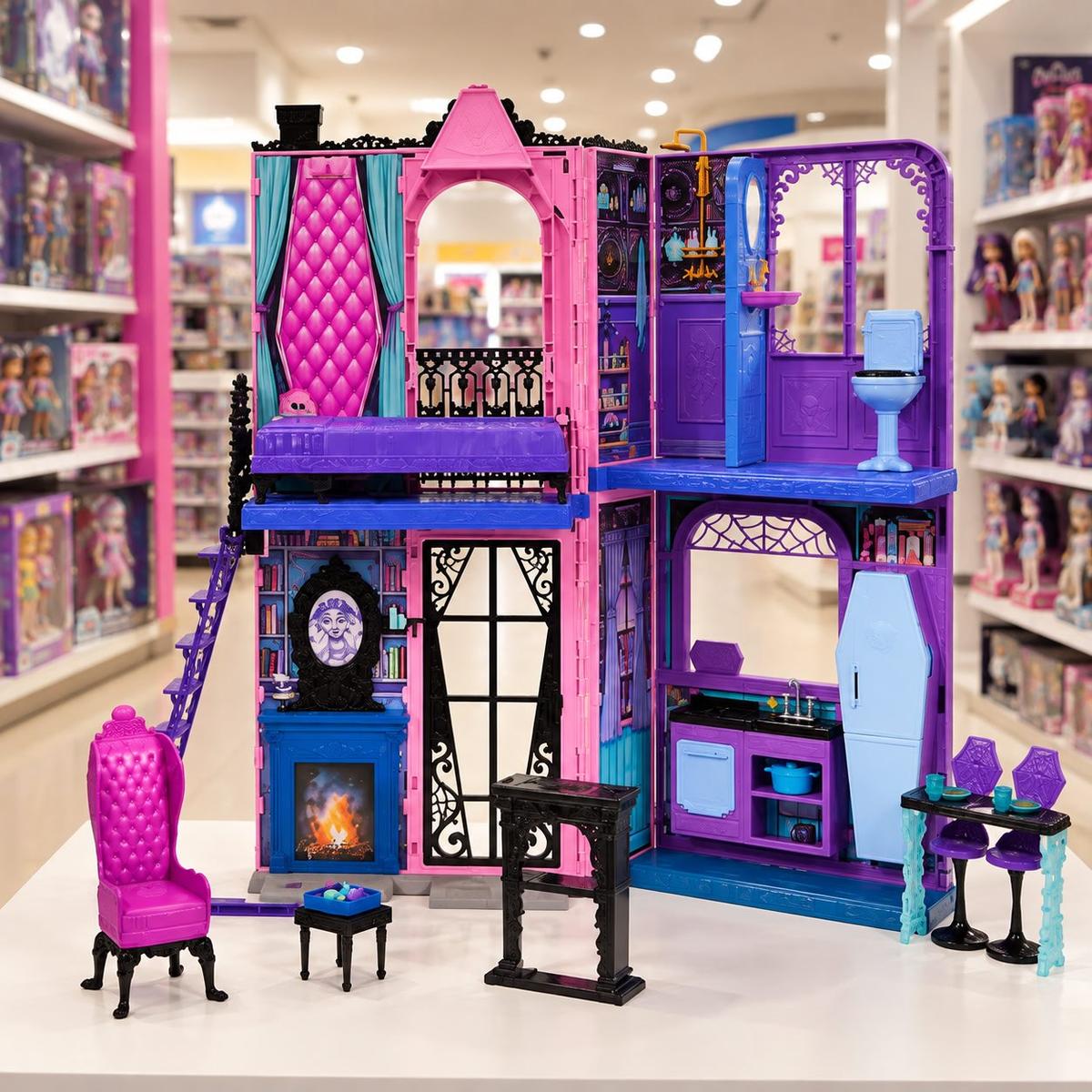 Casa Bonecas Mattel Monster High Hotel Boo-tique Jbf16