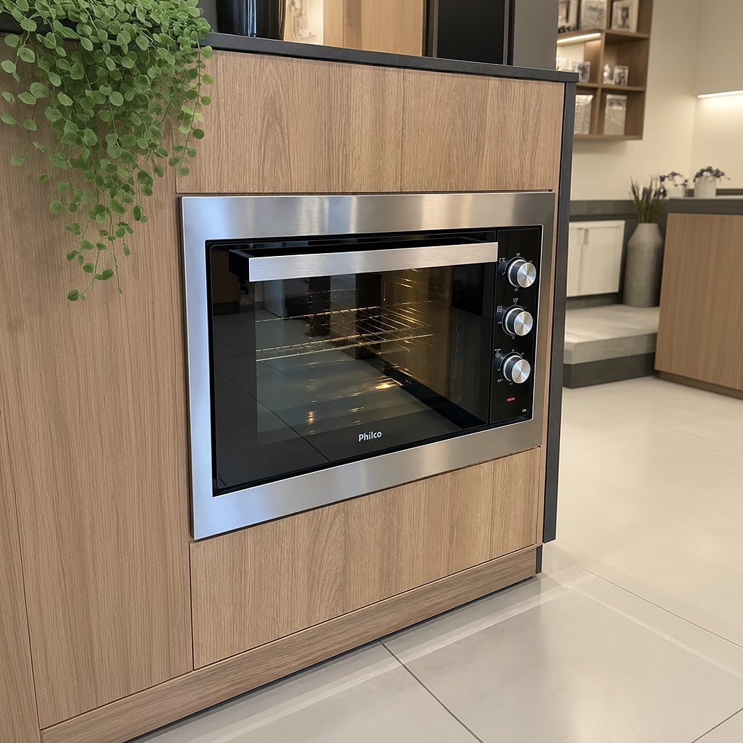 Forno Elétrico de Embutir Philco 47L Inox Esmaltado PFE47E