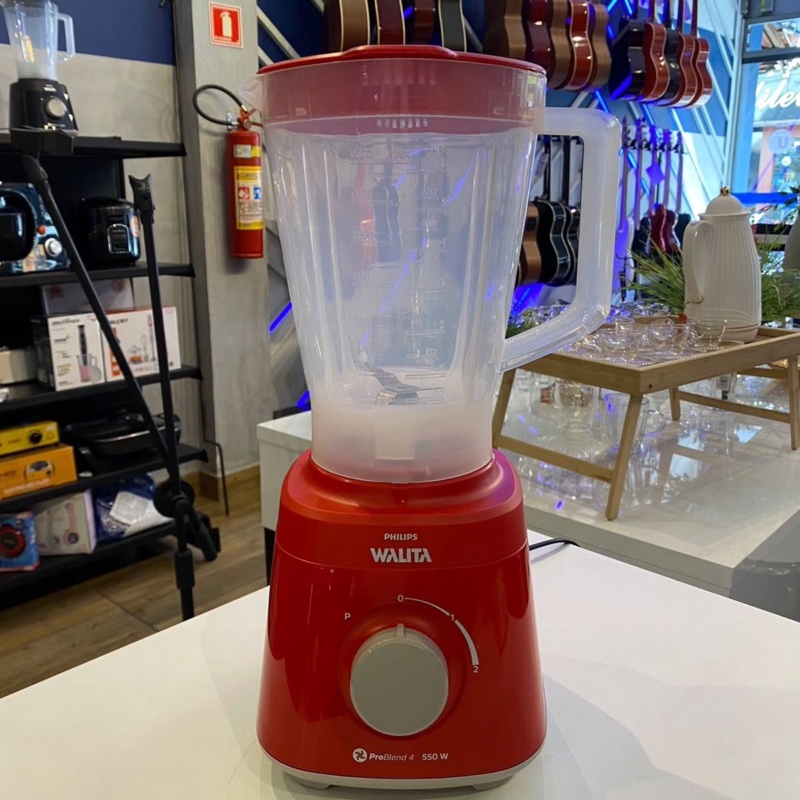 Liquidificador Daily Ri2110 Philips Walita 550w Vermelho 220V