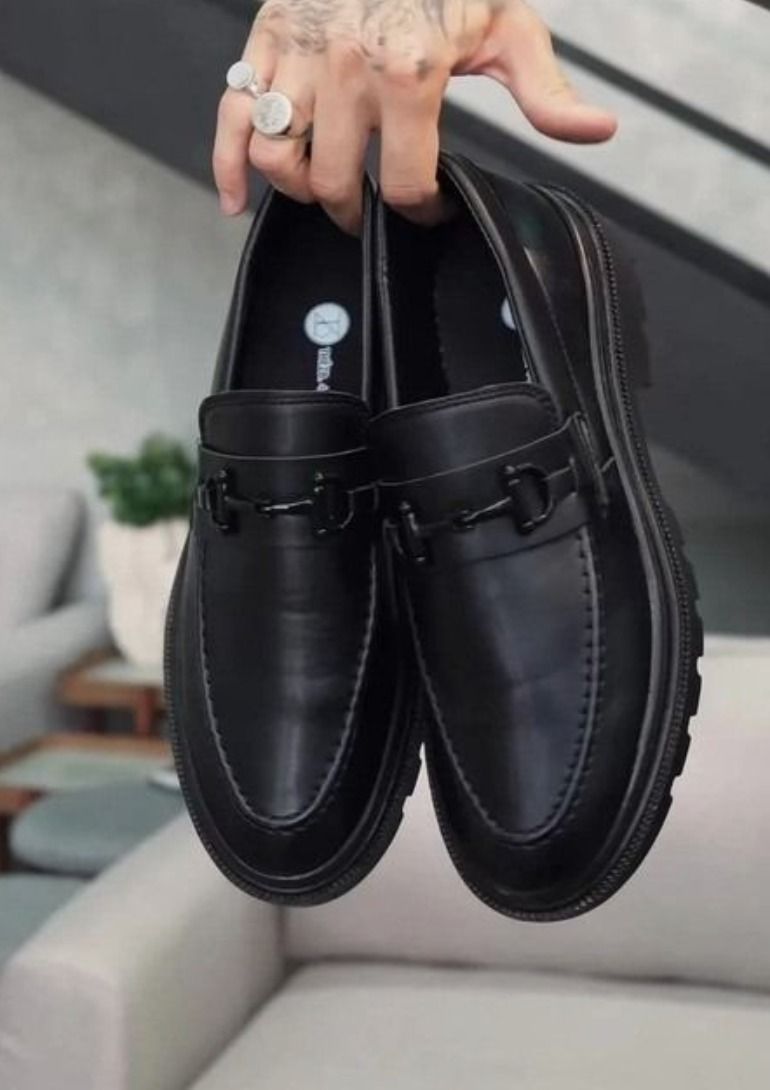 Sapato Social Masculino Mocassim Adulto Tratorado Moderno (37 ao 46)