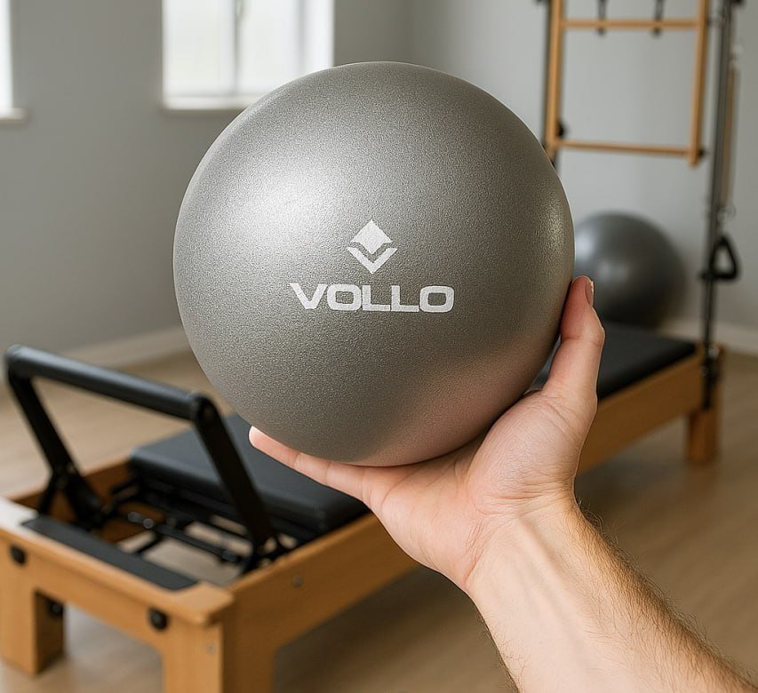 Mini Bola De Exercicios Cinza 25cm