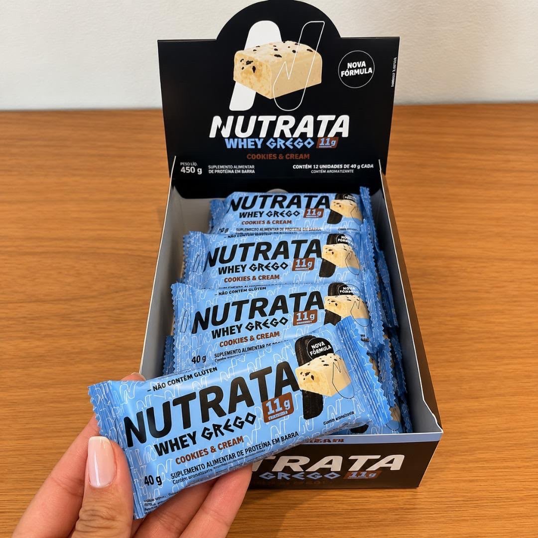 Nutrata Whey Grego 40g Com 12 Unidades Beijinho