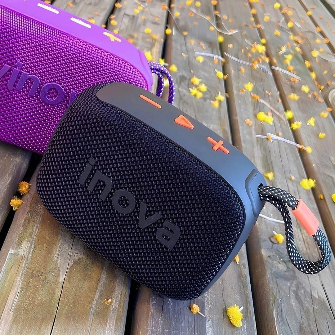 Caixa Som Bluetooth Tws Grave Potente Portátil Com Radio 15h