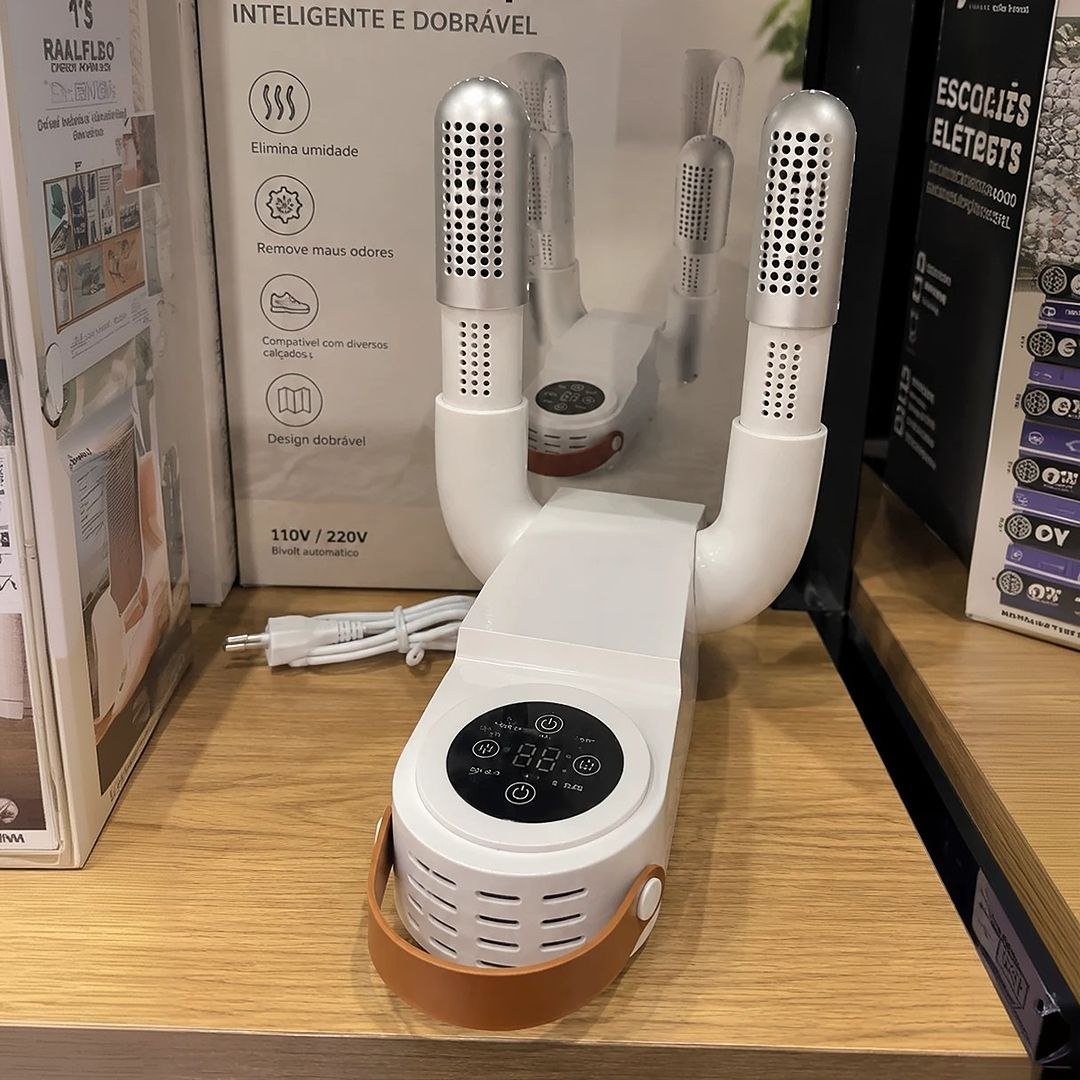 Secador De Tênis Inteligente Dobrável Mal Cheiro E Odor bivolt