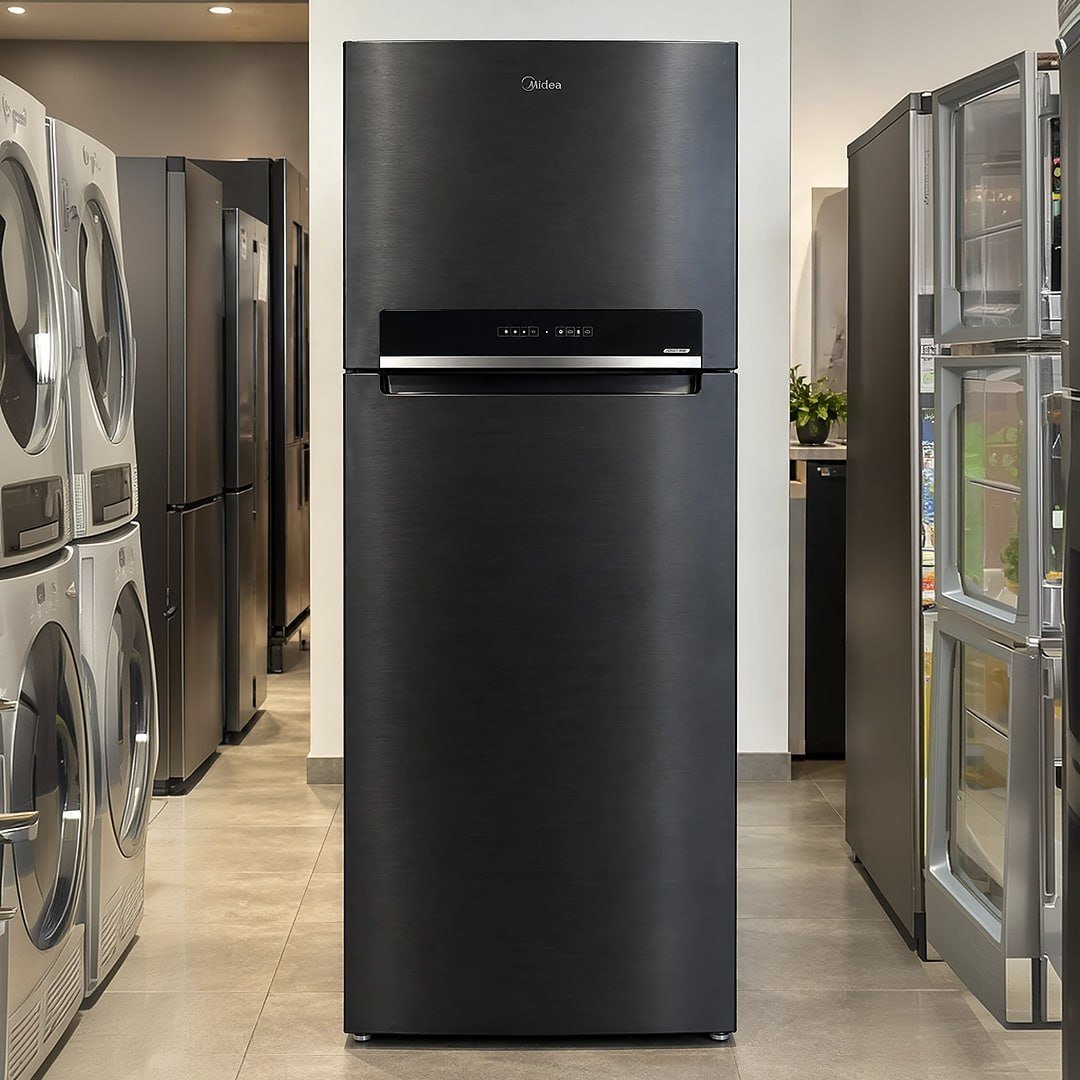 Geladeira Frost Free Midea 473L MDRT611EVADX1 Duplex Inverter Preta 127V