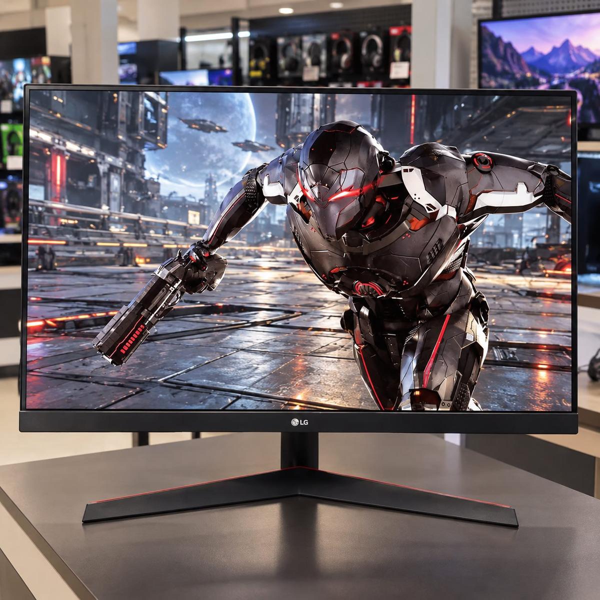 LG UltraGear Monitor Gamer 32"- VA 165Hz 1ms (MBR) QHD 2K (2560x1440) HDR10 AMD FreeSync, Preto - 32GN600