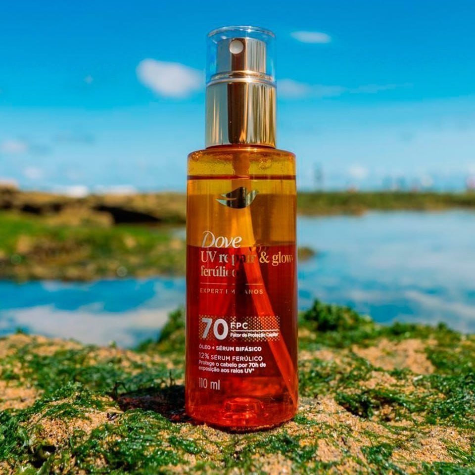 Dove Óleo e Sérum Bifásico UV Repair & Glow + Ferúlico 110ml