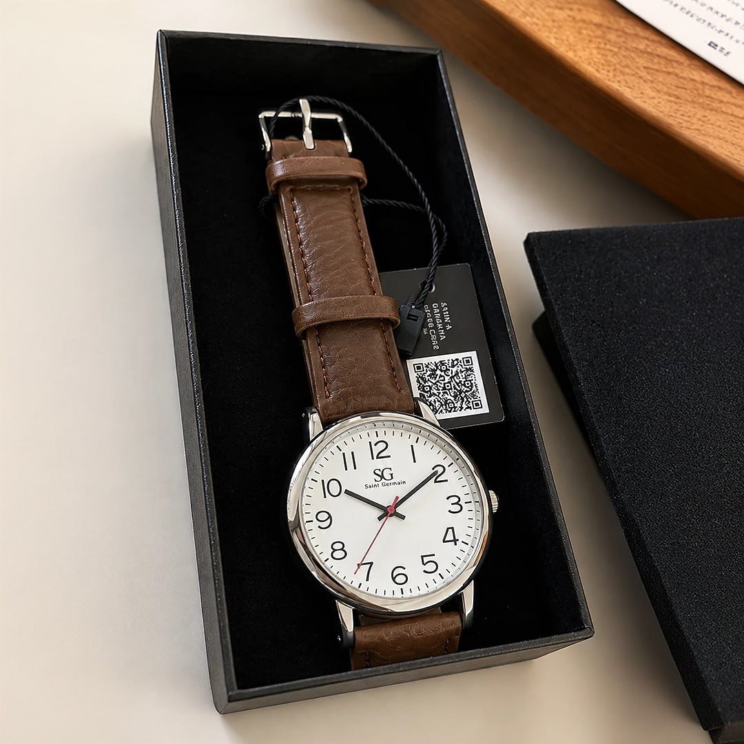 Relógio Masculino Dourado Saint Germain 40mm