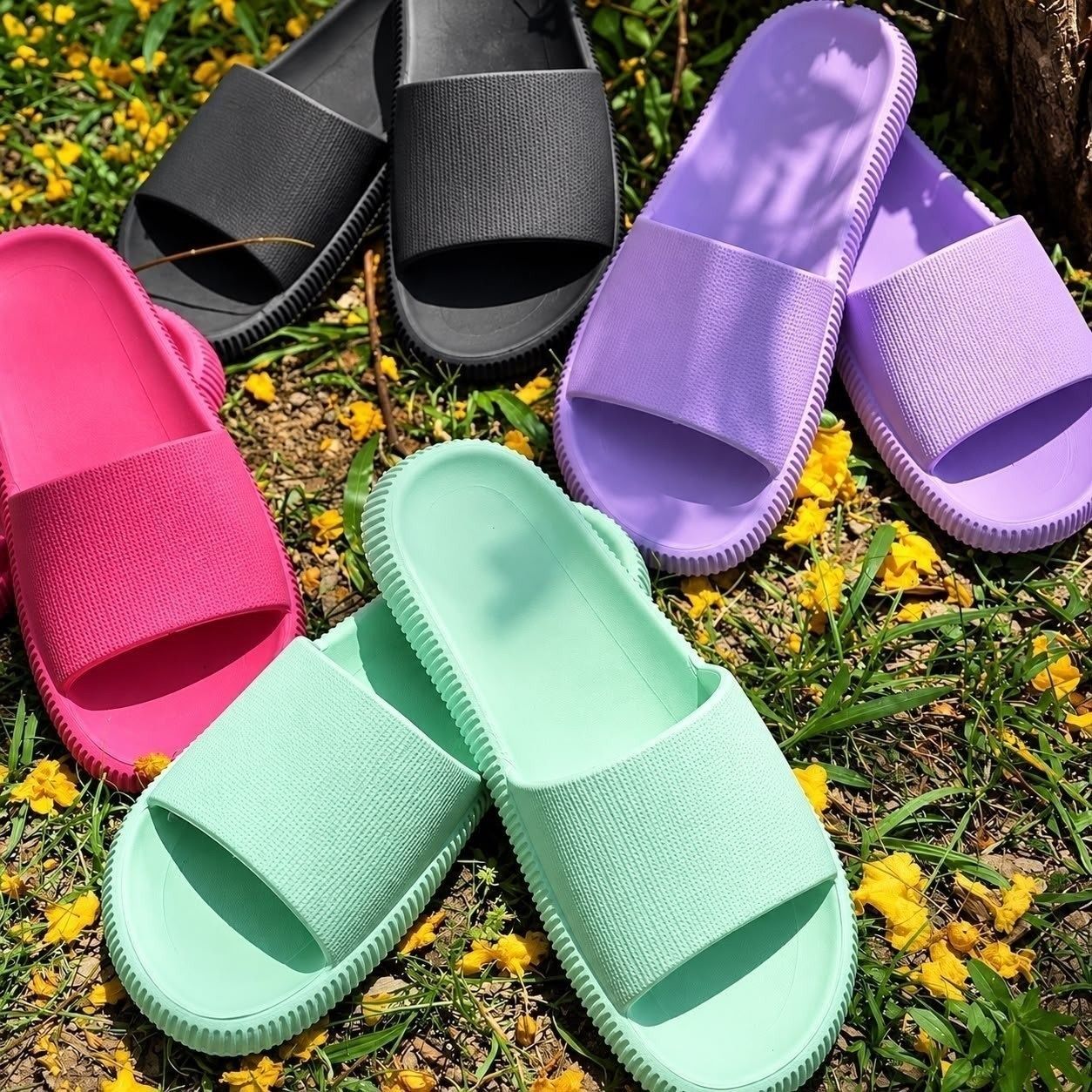 Chinelo Nuvem Slide Retro (4 cores)