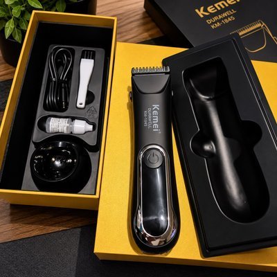 Máquina Kemei KM-1845 Sem Fio Recarregável