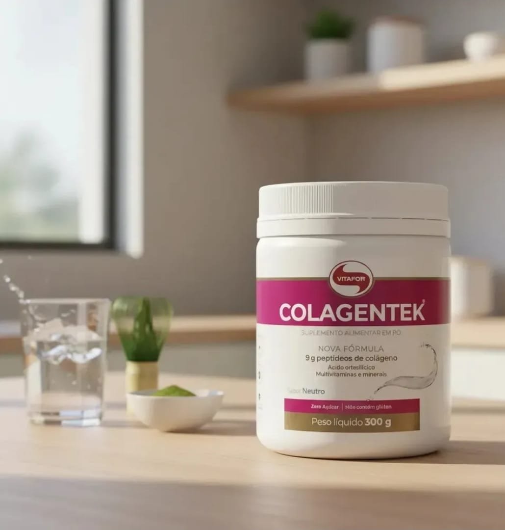 Colágeno Colagentek Neutro 300g Vitafor Sem Sabor