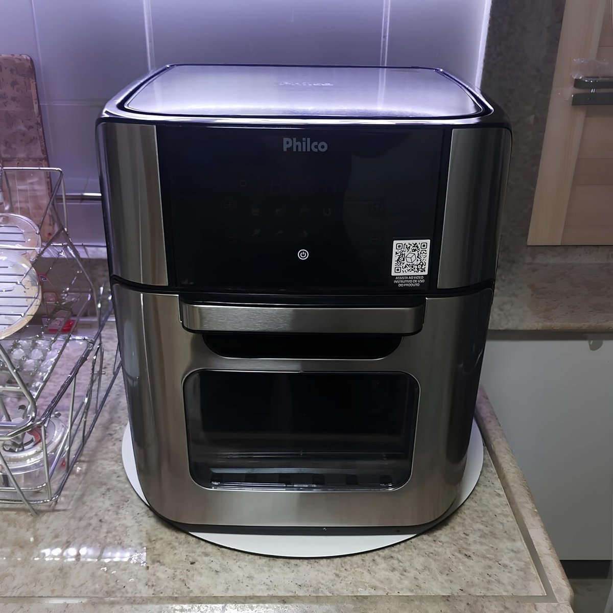 Philco Fritadeira Air Fryer 12L Pt PFR2200P 220V