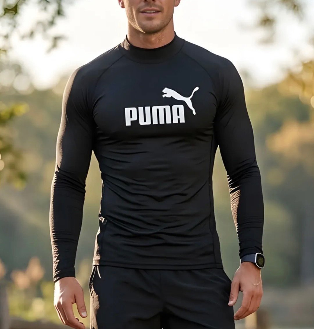 Camiseta Térmica Puma Manga Longa Proteção UV50+