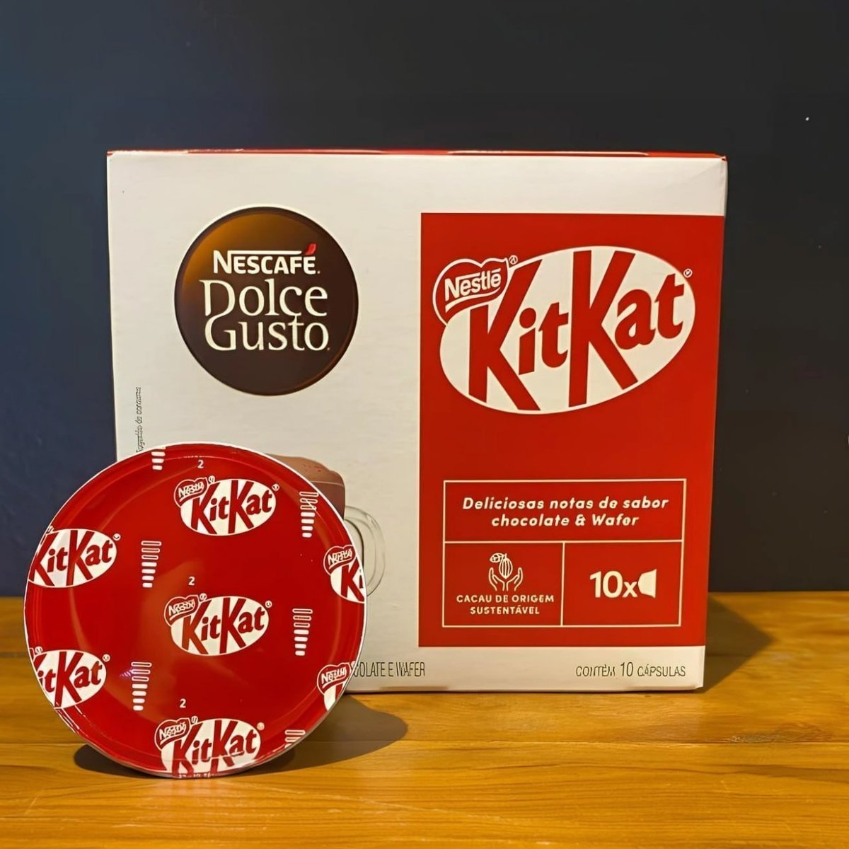 Café em Cápsula Nescafé Dolce Gusto KitKat 10 Cápsulas 170g
