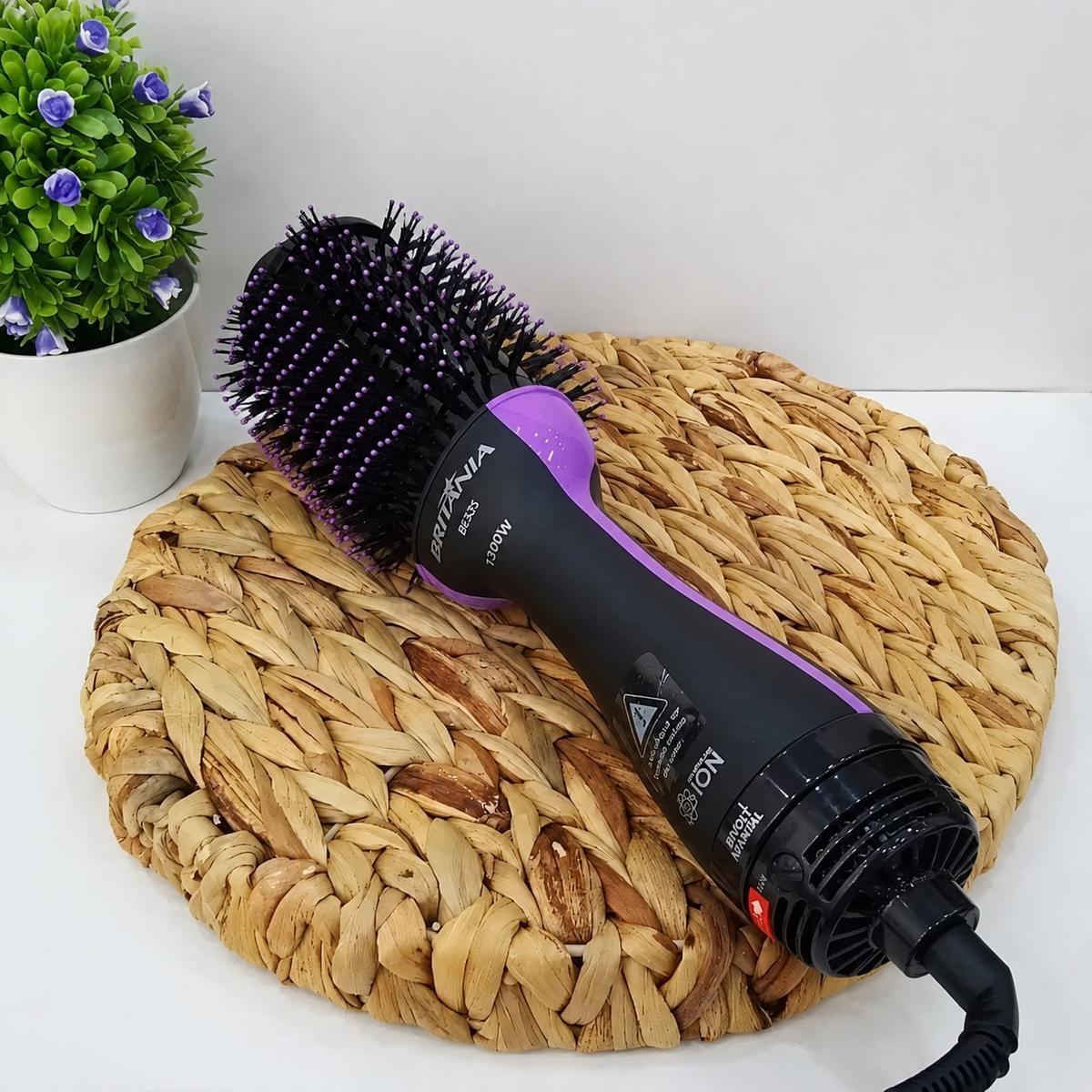 Escova Secadora Britânia 4 em 1 Nanocerâmica 1300W BES35 Bivolt