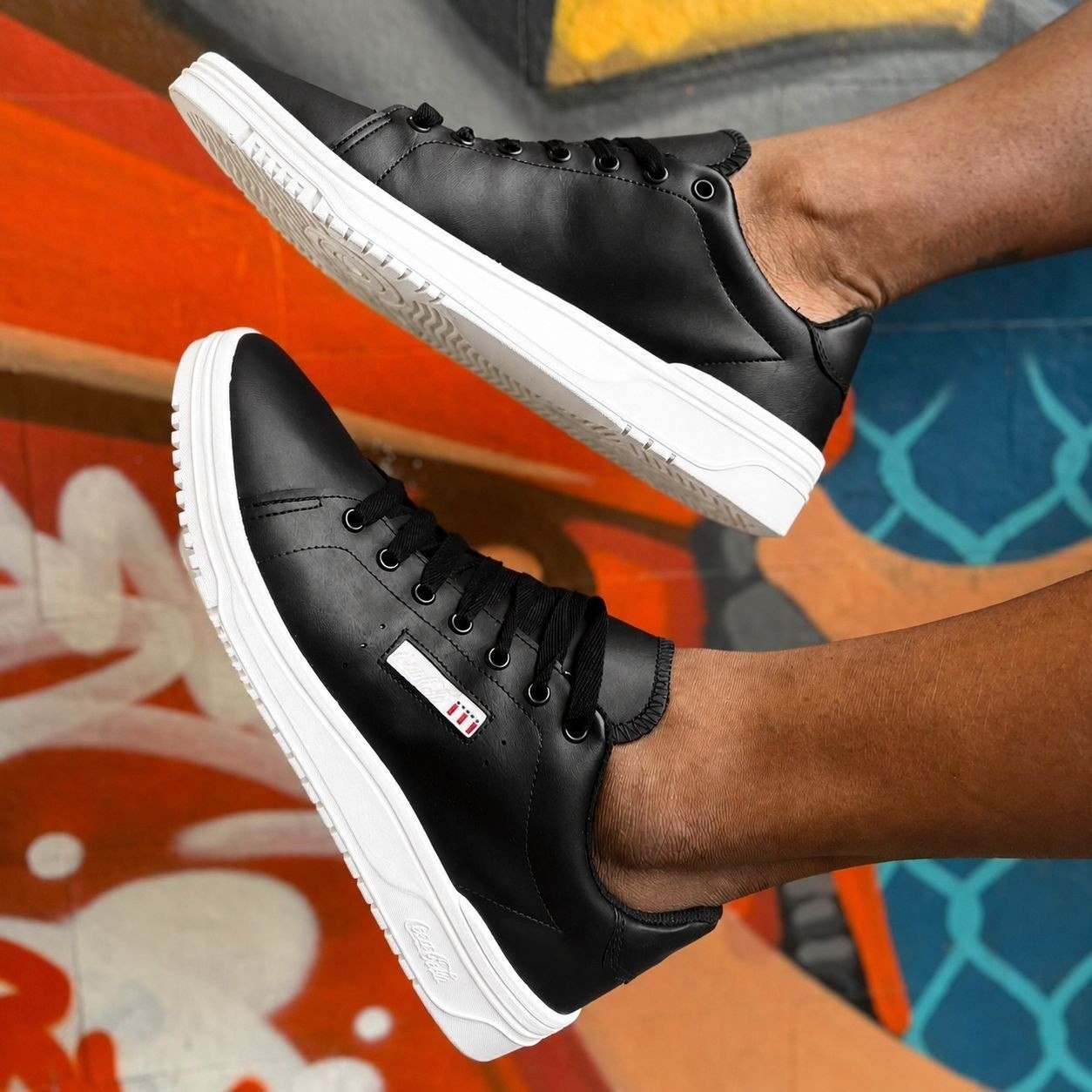 Tênis Coca-cola March Maverick Social Confortável Preto 35 Br