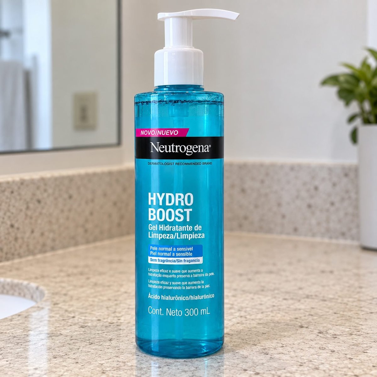 Neutrogena Gel Hidratante de Limpeza Hydro Boost, 300ml