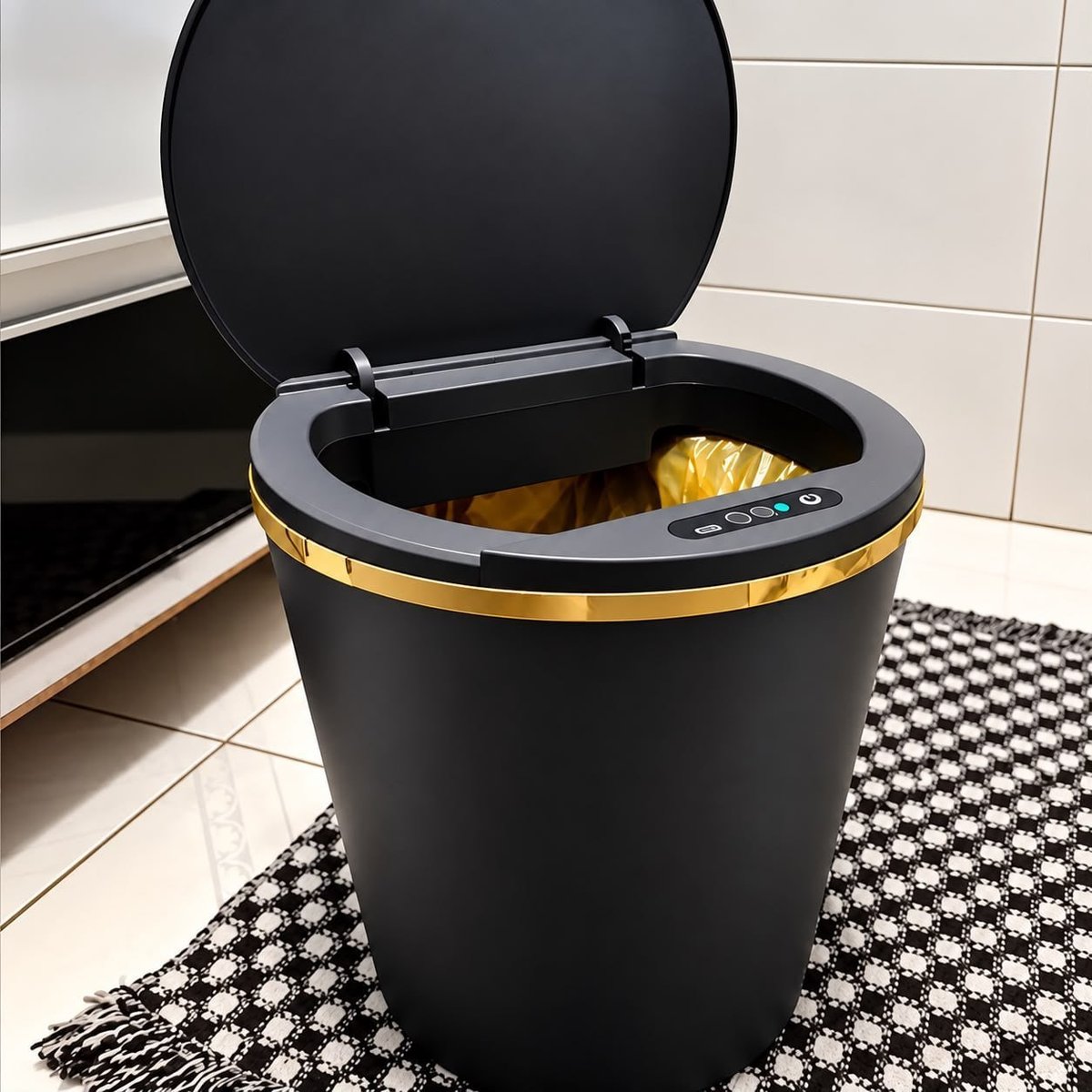 Lixeira Inteligente Sensor Automática Banheiro Cozinha 16L
