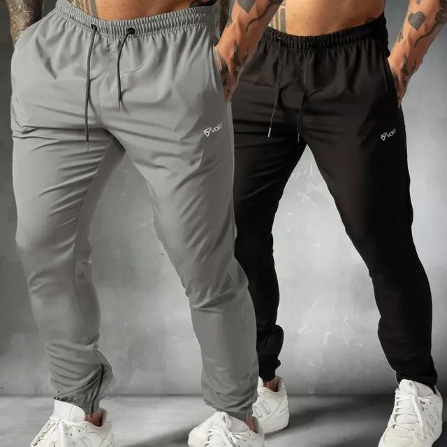 Kit 2 Calças Jogger Tactel Com Elastano Impulse (P ao G1)