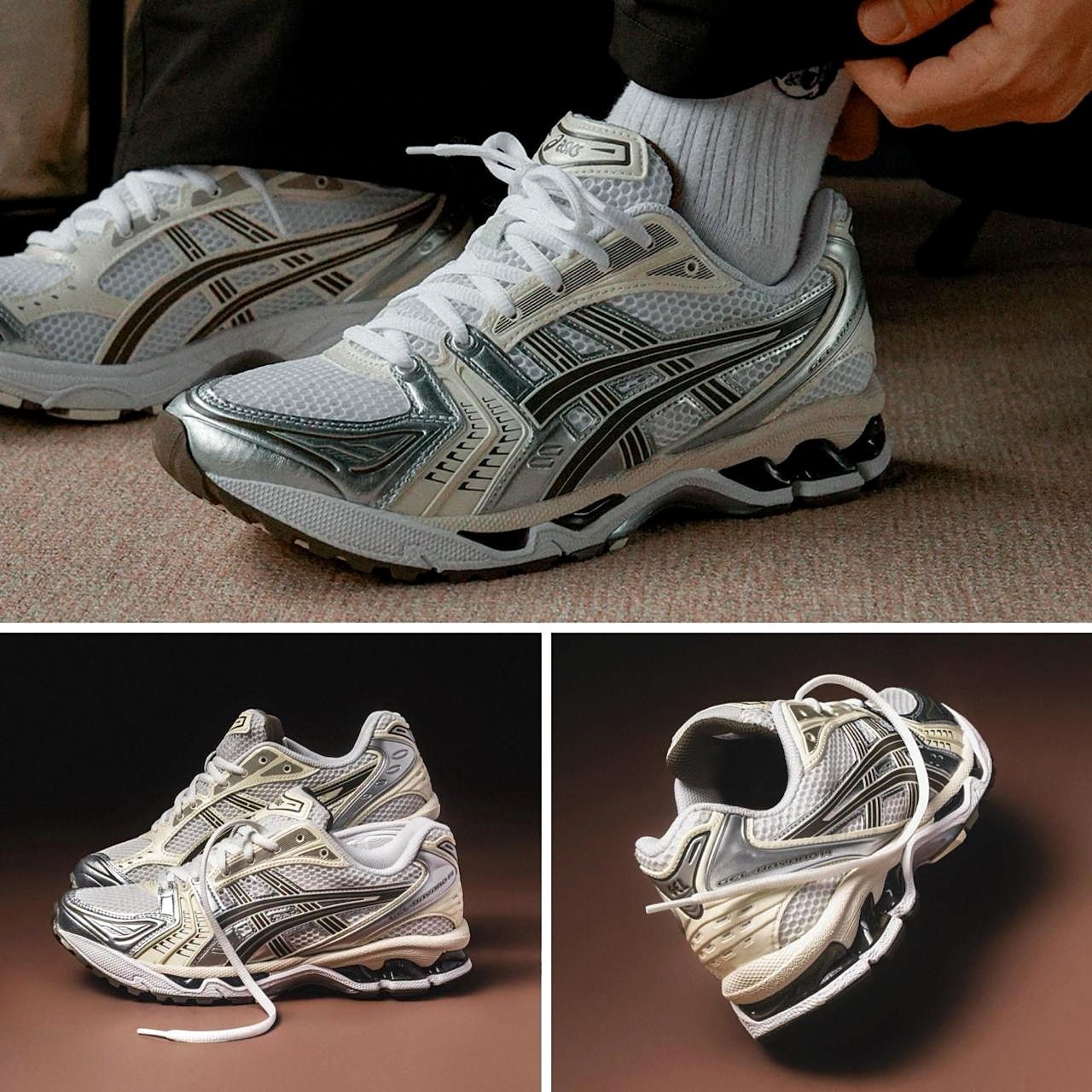 👟 Tênis Asics Gel-Kayano 14 Ivory