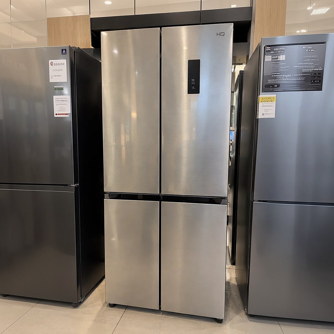 Geladeira Refrigerador Hq Frostfree Multidoor 426l Hq426mdff Inox 220V