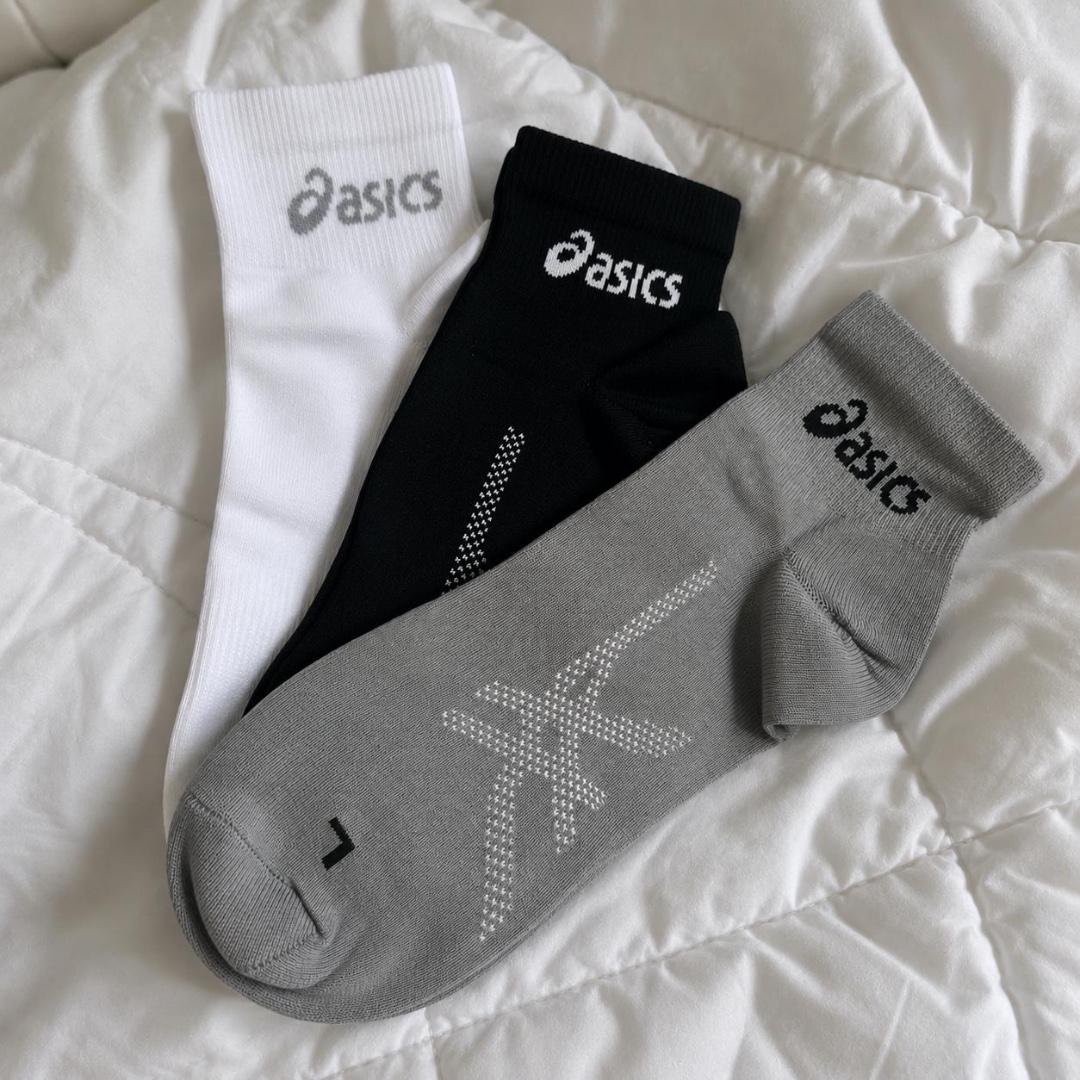 Kit 3 Pares de Meias ASICS em Poliamida