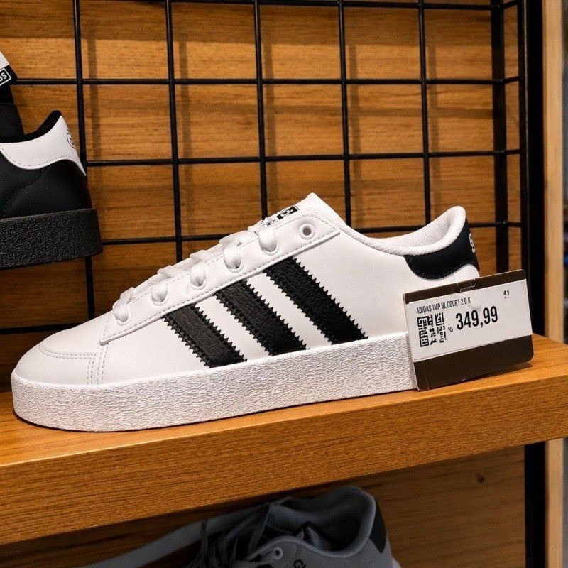 Tênis Masculino Jump Hook adidas Branco Liso (34 ao 43)