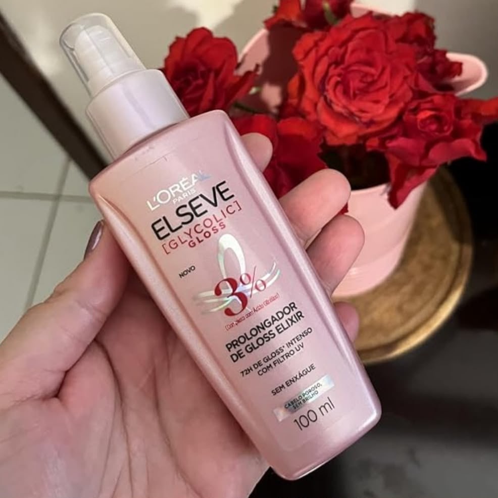 L'Oréal Paris Elseve Sérum Capilar Elixir Prolongador de Gloss Glycolic Gloss 100ml