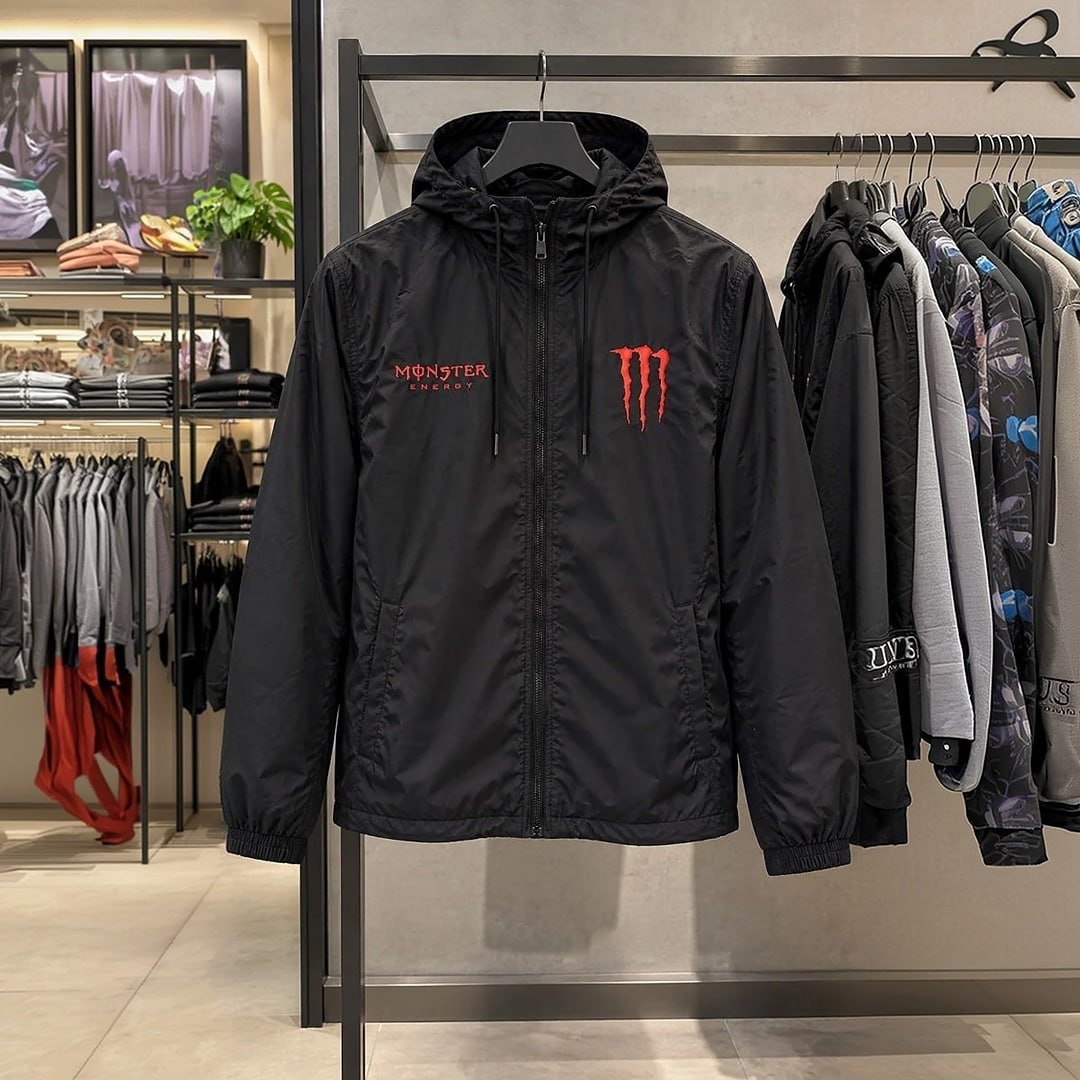Jaqueta Corta Vento Monster Impermeável Unissex Sportivo Top