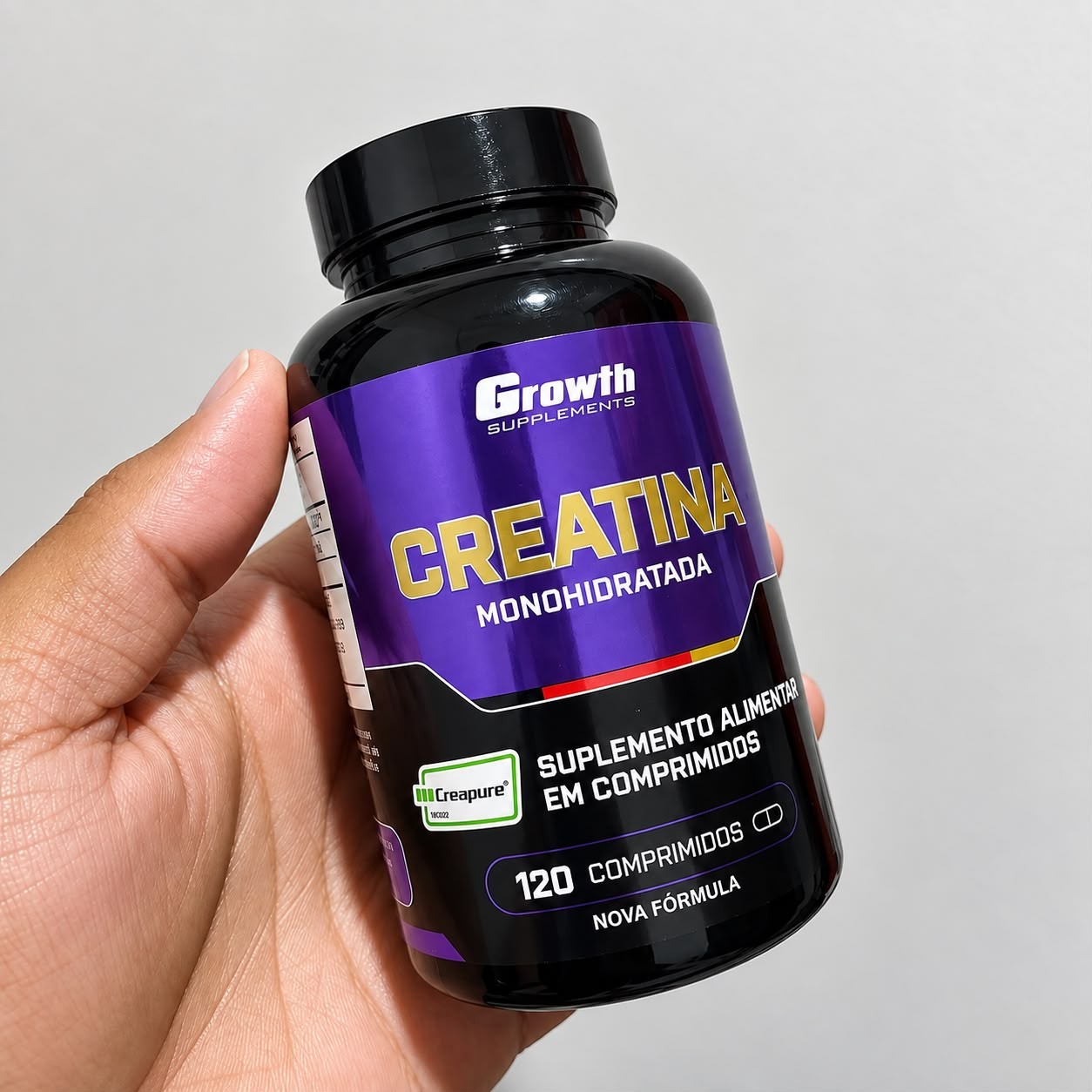 Creatina Creapure® 120 Comprimidos Growth Supplements Neutro