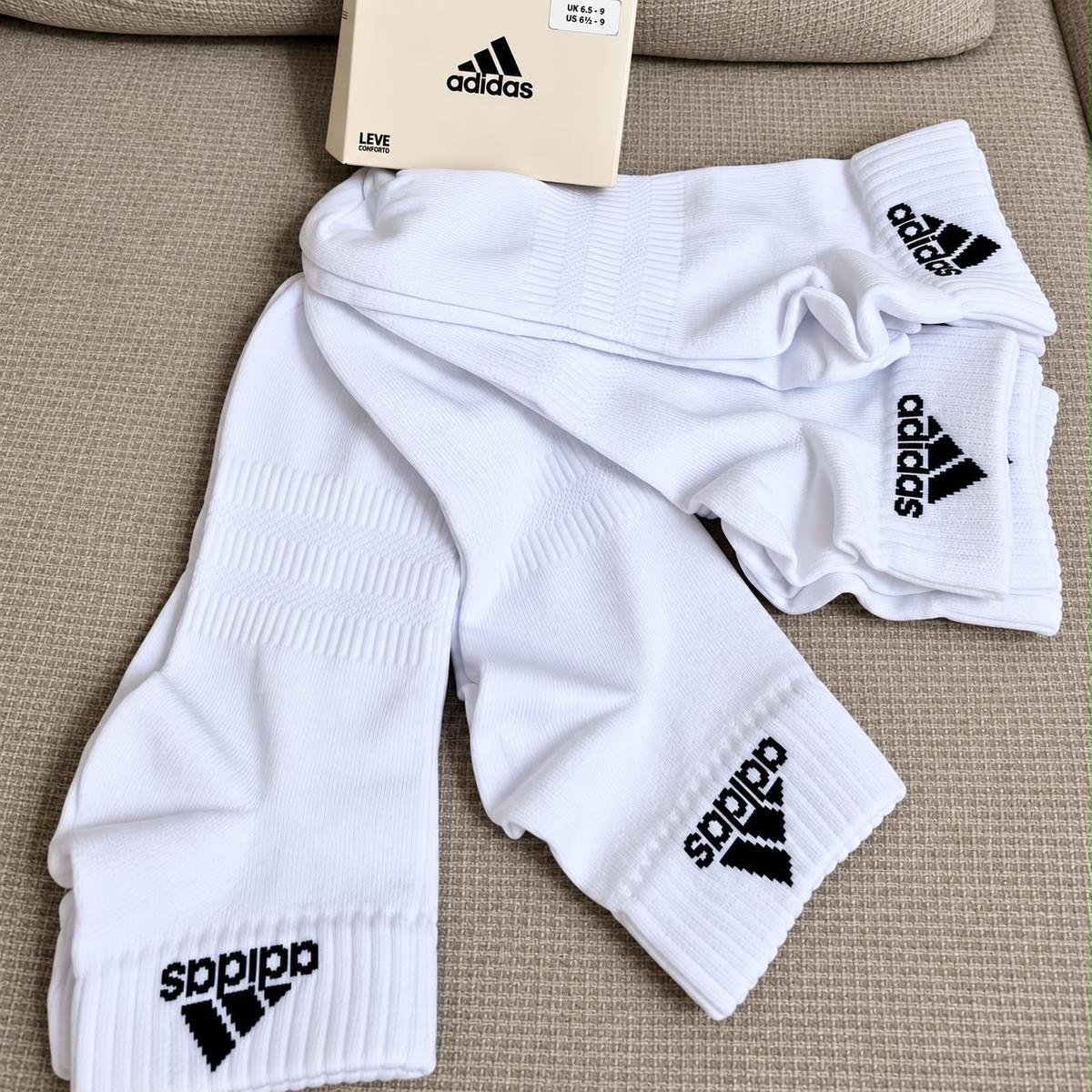 Kit 6 Pares de Meias Adidas