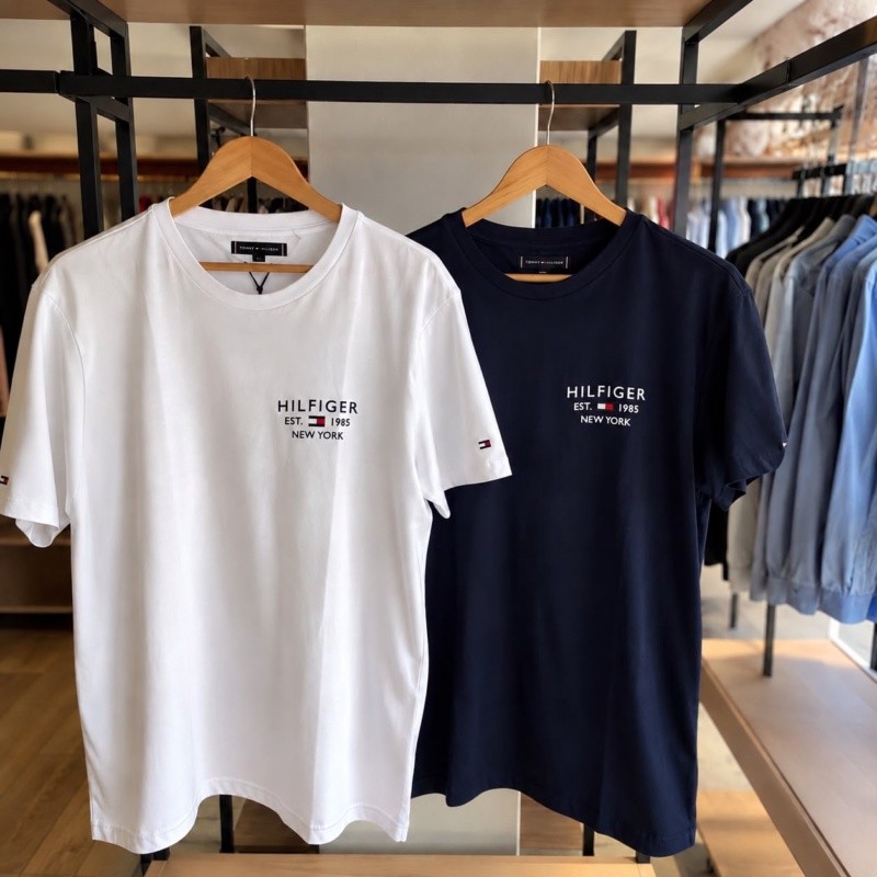 Kit Camisetas Tommy Hilfiger Brand Love Azul Marinho/branca Azul Marinho/branca L/g