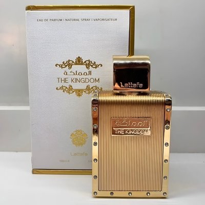 Perfume Árabe The Kingdom Eau De Parfum Lattafa 100ml Para Homens Masculino