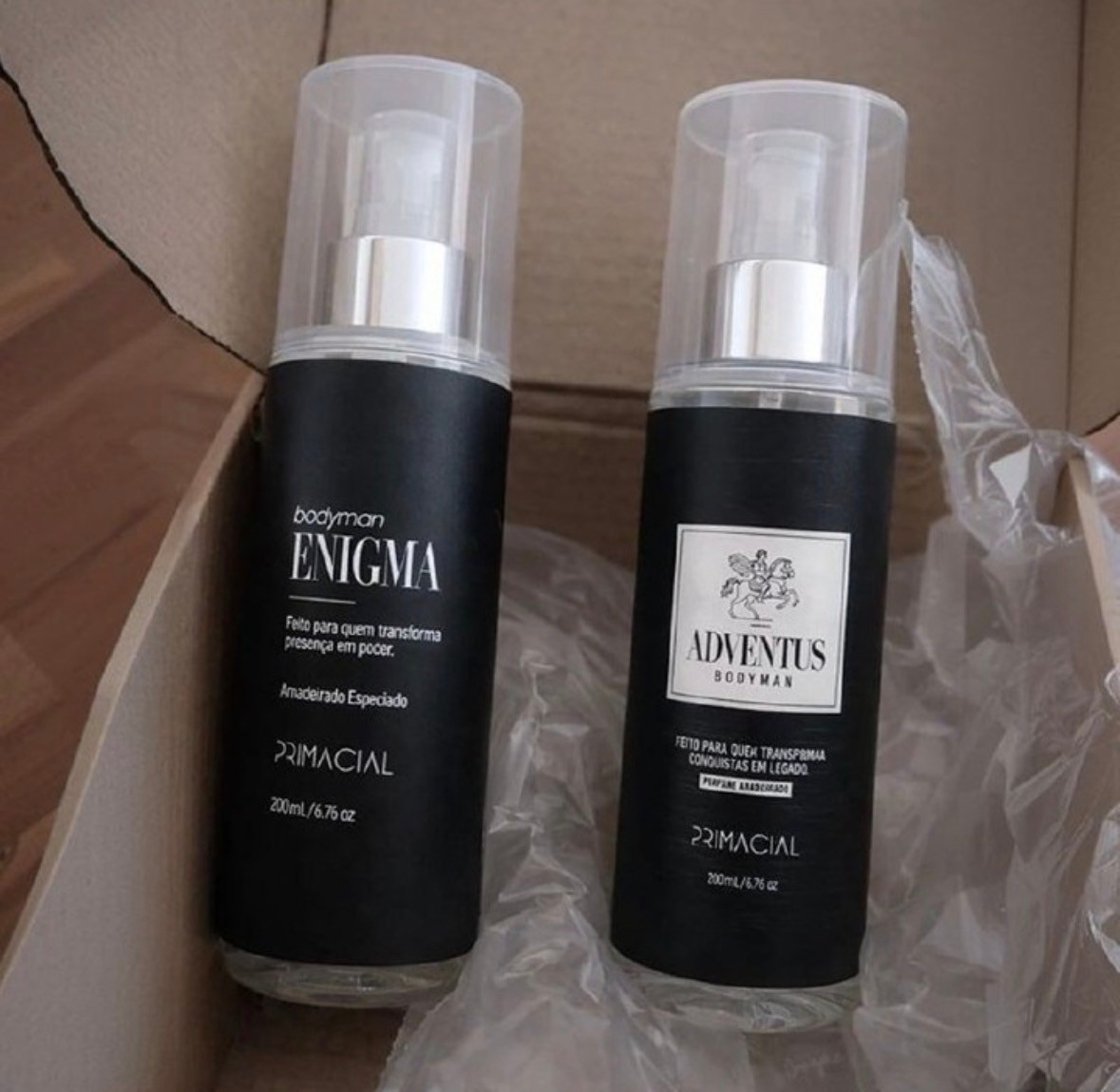 Kit Body Splash Masculino Adventus E Enigma 200ml