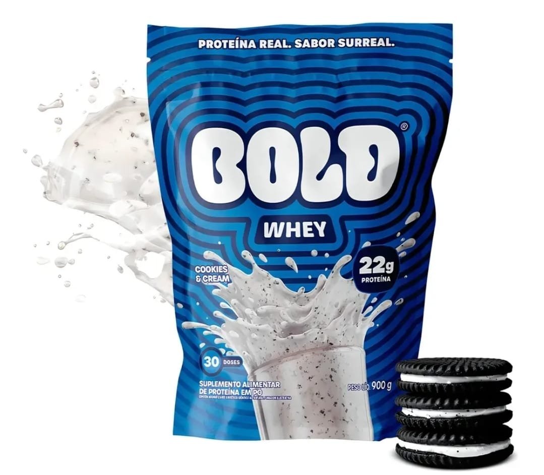 Whey Protein Bold Sabor Cookies & Cream 900g