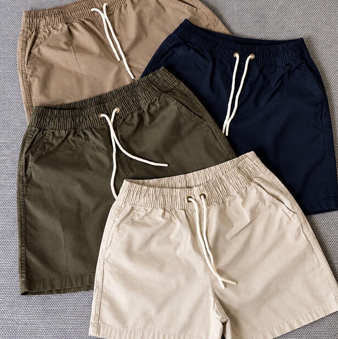 Kit 3 Shorts Masculino Bermuda Linho Verão Envio Imediato