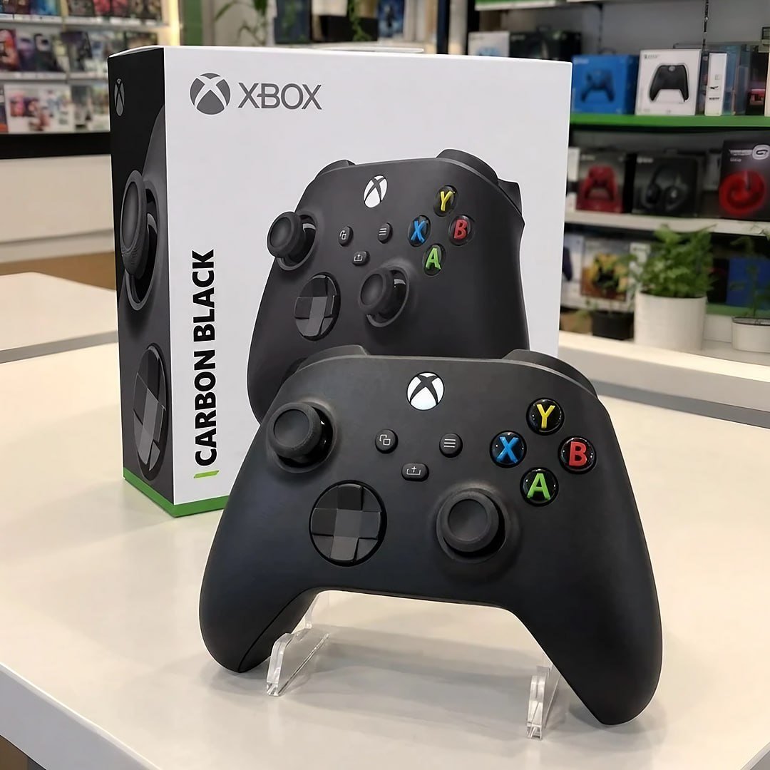 Controle Sem Fio Microsoft Xbox Wireless Series X|s Cor Carbon black