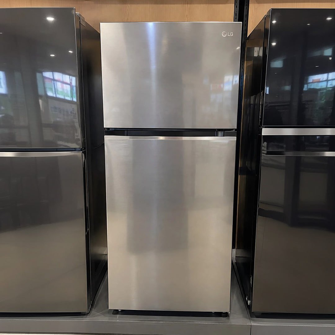 Geladeira LG Top Freezer 395 Litros Inox Inverter 110V GN-B392PLMB