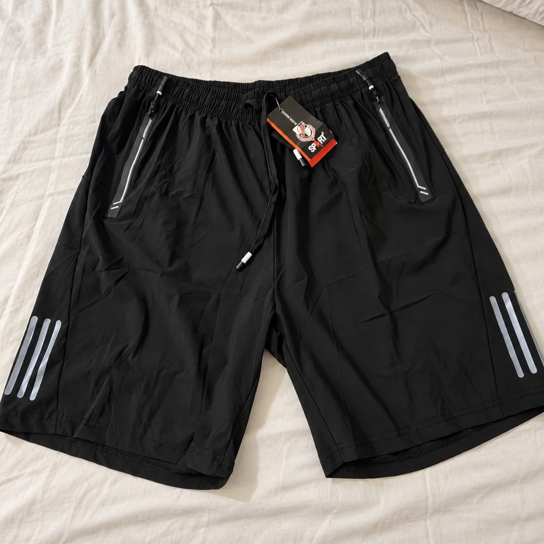 Short Tactel 2 Bolsos Zíper Secagem Rápida (P ao G1)