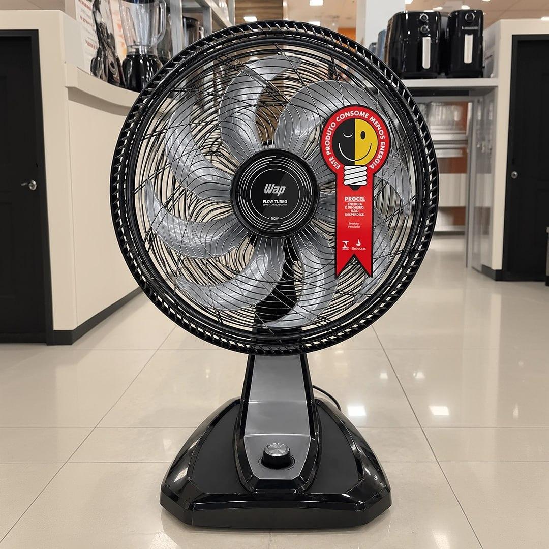 Ventilador De Parede E Mesa 180w 50cm 2 Em 1 Wap Flow Turbo 127V
