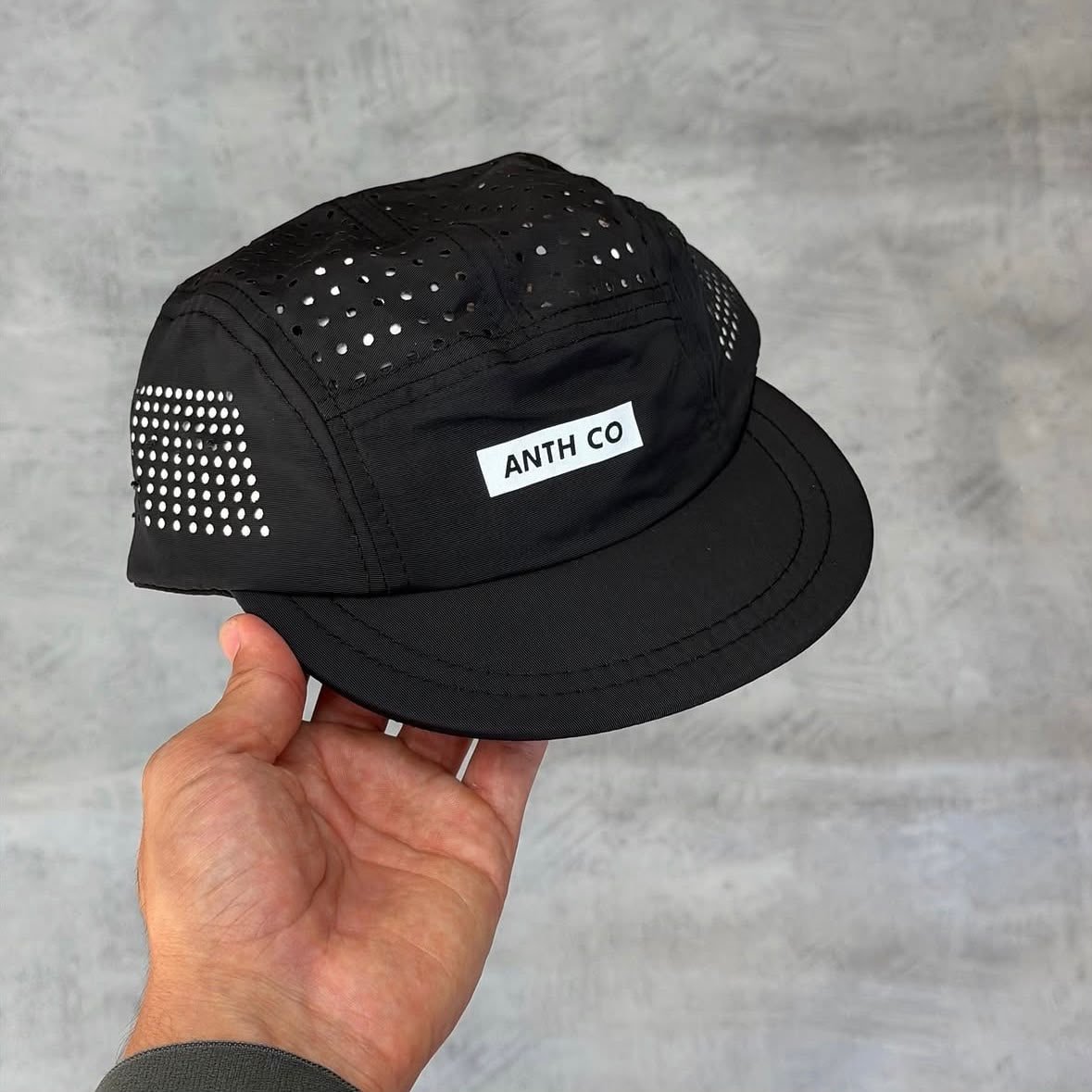 Boné Five Panel Sport Running Aba Curta Flexível Corrida
