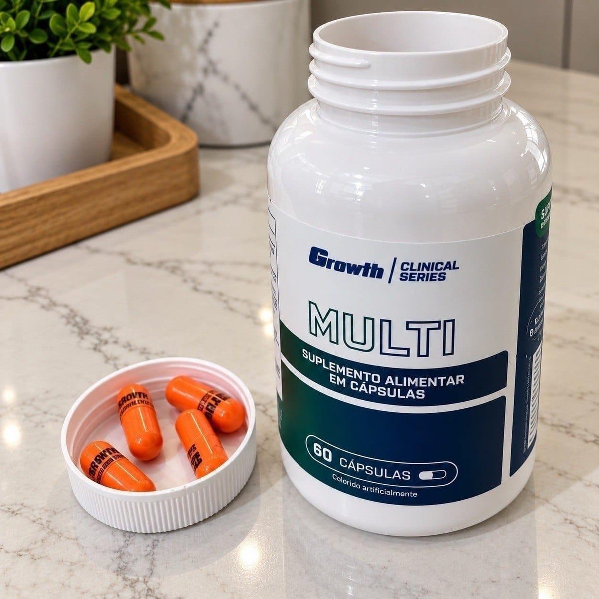 Multivitamínico 60 Cápsulas Growth Supplements