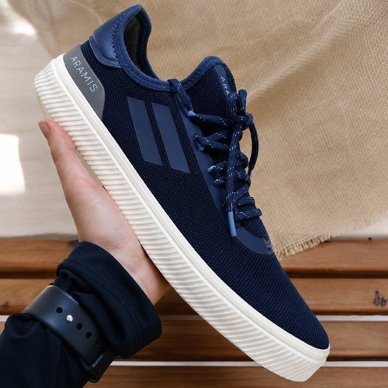 Tênis Aramis Daily Knit Confortável Macio Azul Marinho Azul